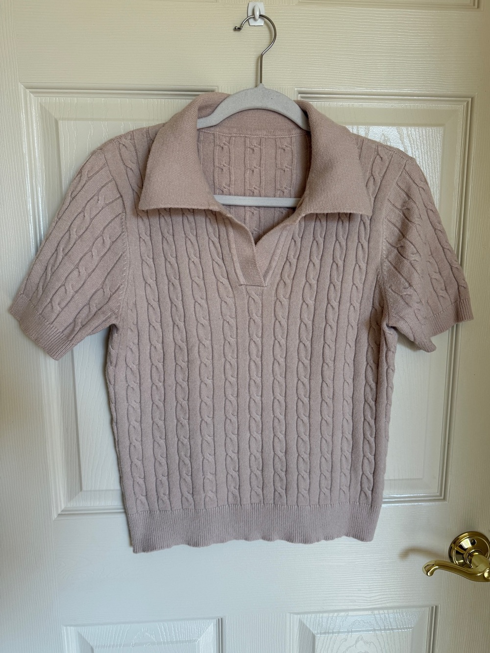 Beige Sweater Top